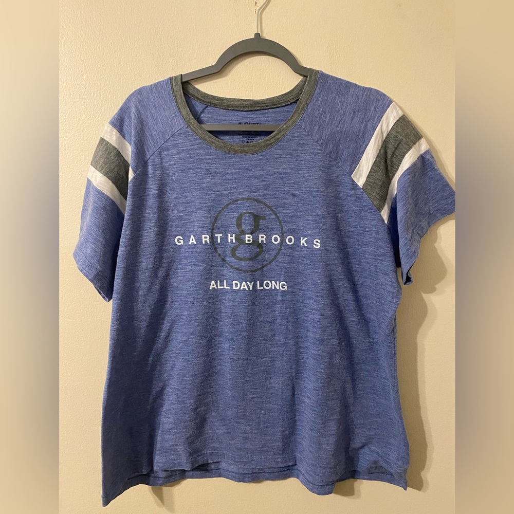 Womens Garth Brooks All Day Long Jersey Style Concert T-Shirt Size 2XL XXL